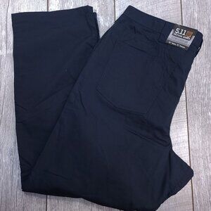 5.11 Tactical Pants Mens 42x32 Navy Taclite Ripstop Jean Cut Mid Rise Straight